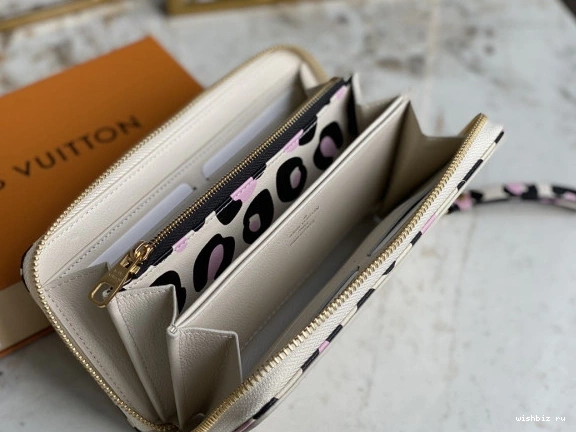 WIS LOUIS ZIPPY WALLET VUITTON 0802
